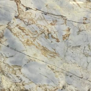 Azure quartzite slab