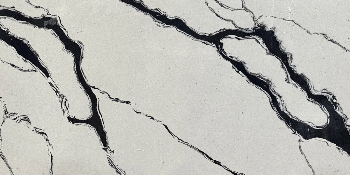 Bianco Tiffone quartz close-up texture