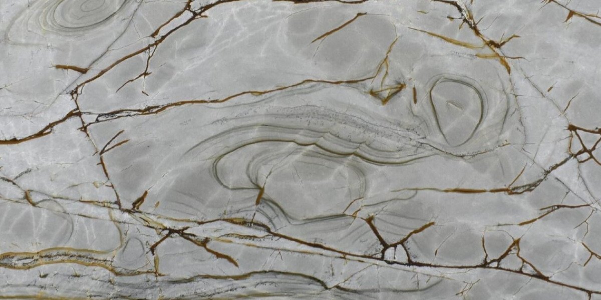 Blue Deep Honed quartzite close-up texture