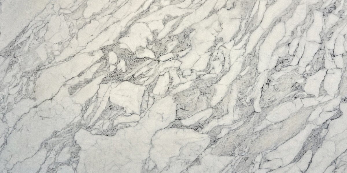 Calacatta Crystal marble close-up texture