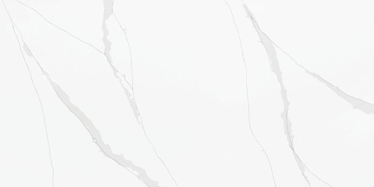 Calacatta Plata quartz close-up texture