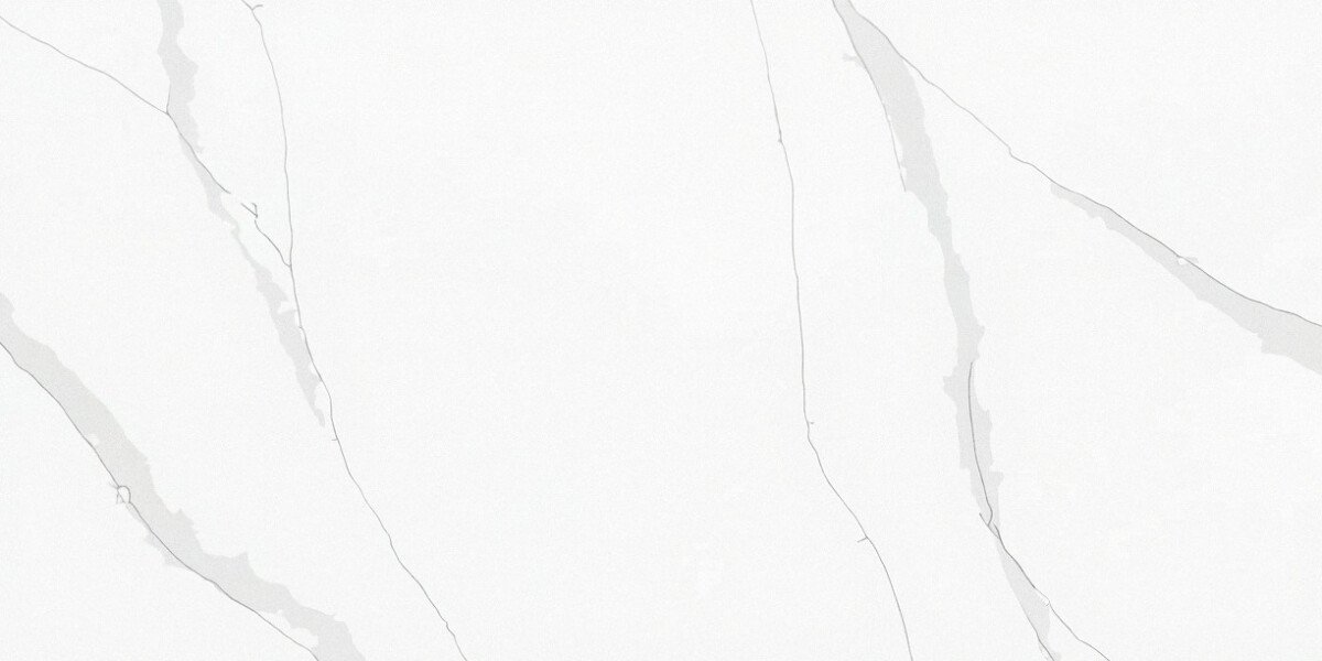 Calacatta Plata quartz close-up texture