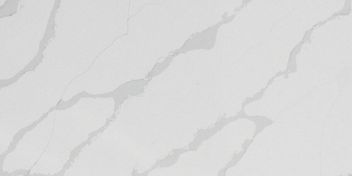 Calacatta Sicily quartz close-up texture