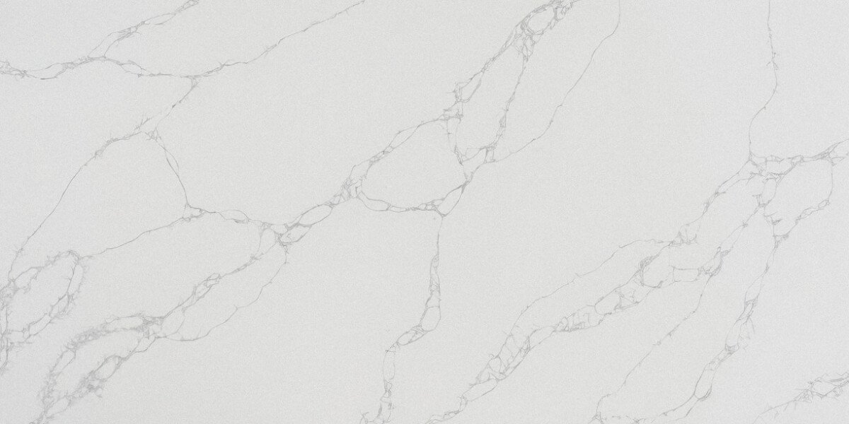 Calacatta Sicily Super Jumbo Quartz close-up texture