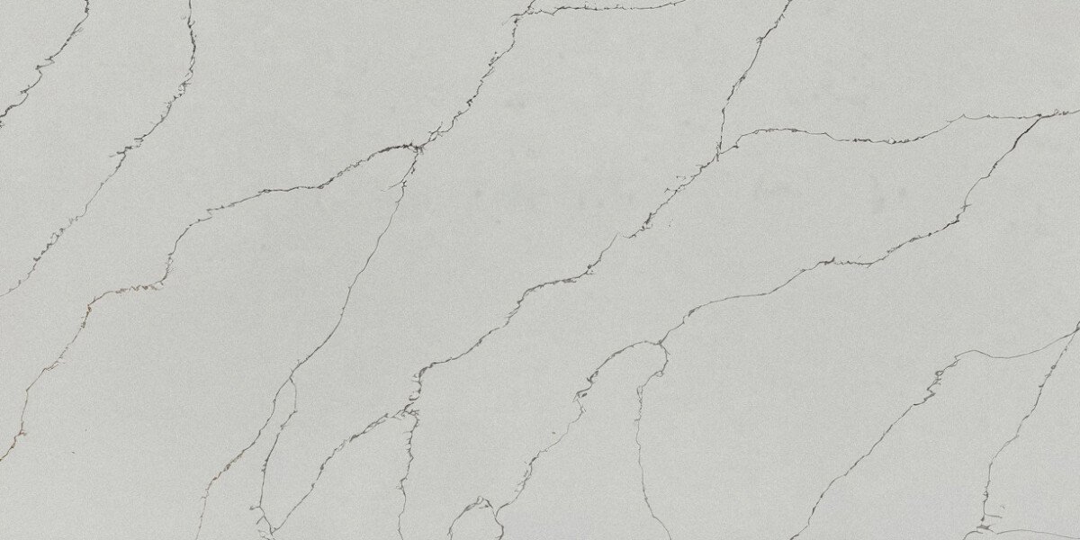 Calacatta Sienna Gold quartz close-up texture
