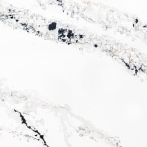 Calacatta Tesoro quartz close-up texture