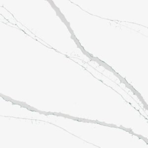 Calacatta Verde quartz close-up texture