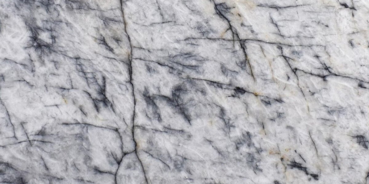 Crystal Black quartzite close-up texture