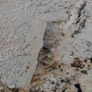 Feldspar White granite close-up texture