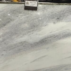 Impala White marble close-up texture