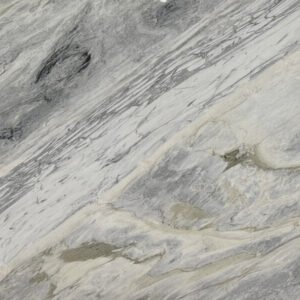 Italian Calacatta Manhattan marble close-up texture