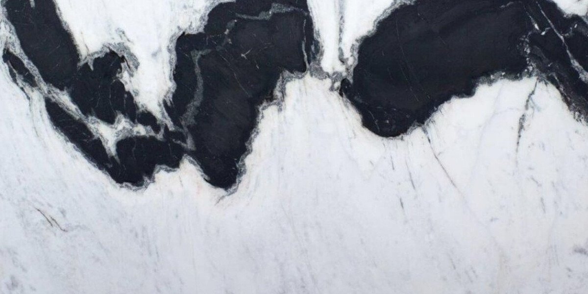 Panda Marble close-up texture