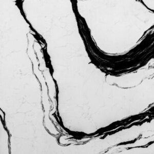 Panda quartz close-up texture